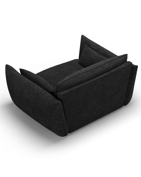 Fauteuil Clau noir - 128x100x85 cm