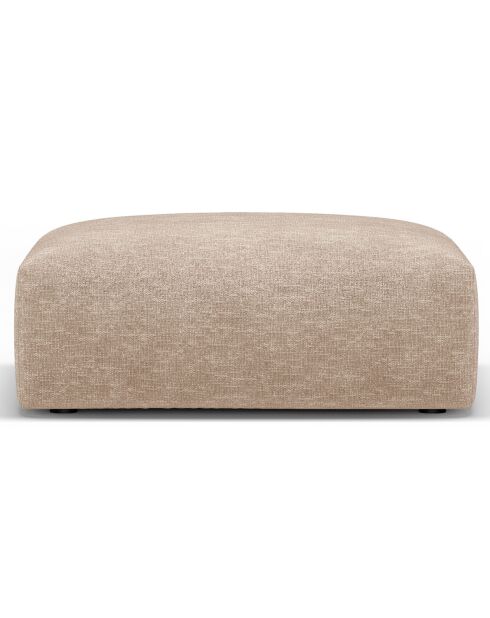 Pouf Clau beige - 100x80x36 cm