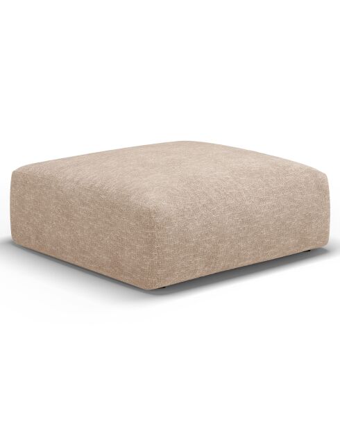 Pouf Clau beige - 100x80x36 cm