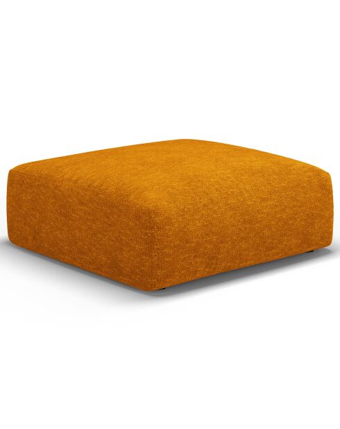 Pouf Clau jaune - 100x80x36 cm