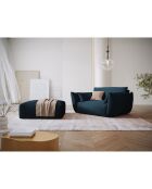 Pouf Clau bleu roi - 100x80x36 cm