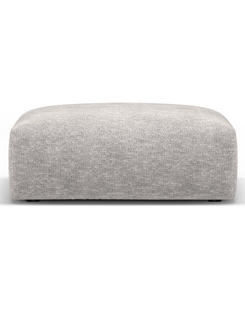 Pouf Clau gris clair - 100x80x36 cm
