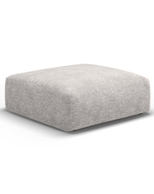 Pouf Clau gris clair - 100x80x36 cm