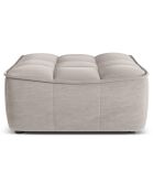Pouf Moni gris clair - 90x83x45 cm