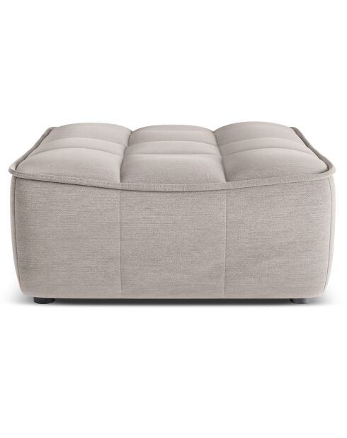 Pouf Moni gris clair - 90x83x45 cm