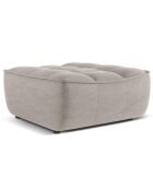 Pouf Moni gris clair - 90x83x45 cm