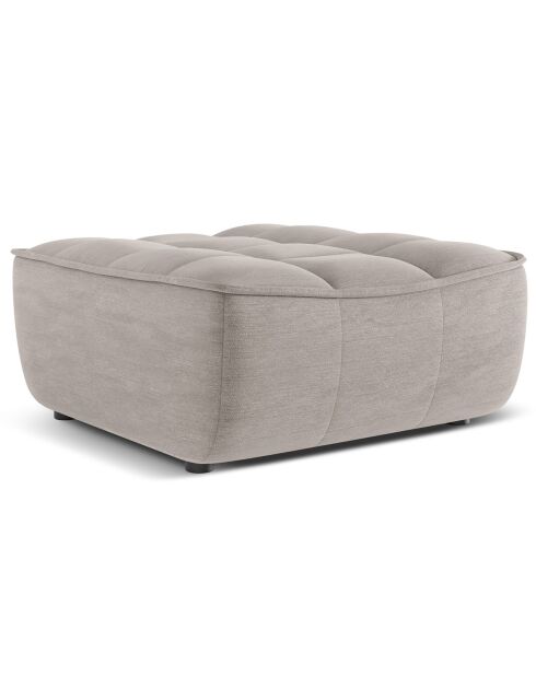 Pouf Moni gris clair - 90x83x45 cm