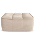 Pouf Moni beige - 90x83x45 cm