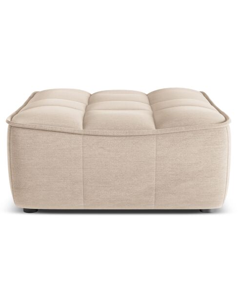 Pouf Moni beige - 90x83x45 cm