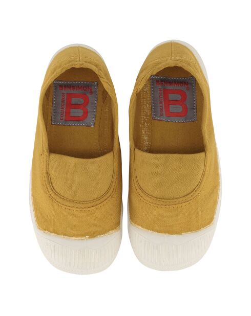 Elastische tennisschoenen gemaakt van Oeko-tex® curry-gecertificeerd katoen