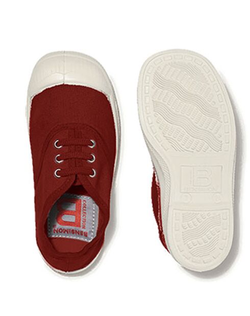 Oeko-tex® -steengecertificeerde katoenen tennisschoenen met veters