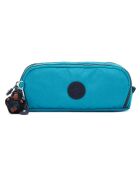 Trousse Gitroy bleu turquoise - 10x23x7 cm