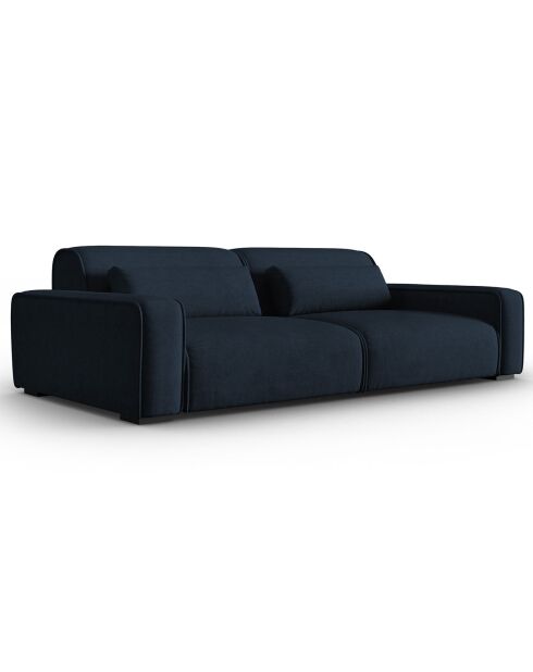 Canapé modulaire Lina 4 places bleu foncé - 248x117x78 cm