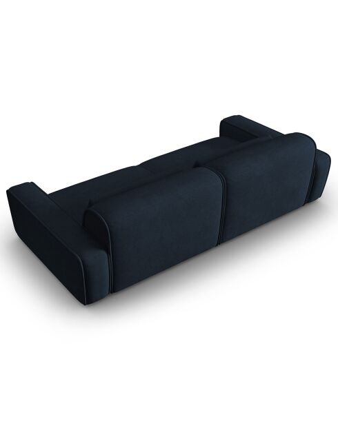 Canapé modulaire Lina 4 places bleu foncé - 248x117x78 cm