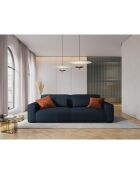 Canapé modulaire Lina 4 places bleu foncé - 248x117x78 cm
