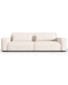 Canapé modulaire Lina 4 places beige clair - 248x117x78 cm