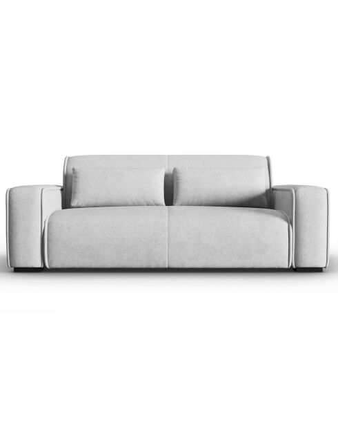 Canapé modulaire Lina 3 places gris - 192x117x78 cm