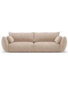 Canapé Clau 3 places beige - 208x100x85 cm