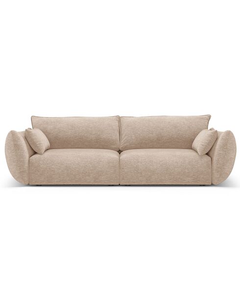 Canapé Clau 3 places beige - 208x100x85 cm