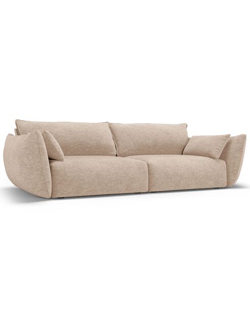 Canapé Clau 3 places beige - 208x100x85 cm
