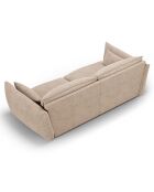 Canapé Clau 3 places beige - 208x100x85 cm
