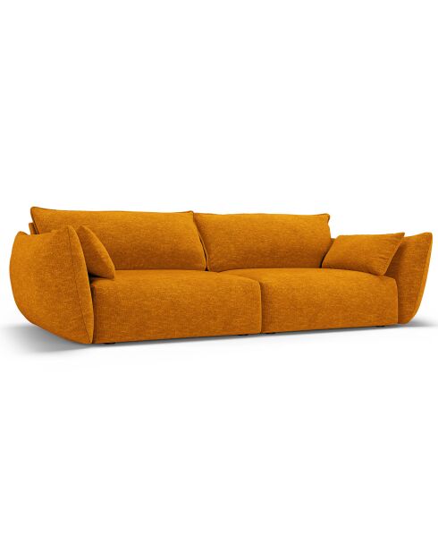 Canapé Clau 3 places jaune - 208x100x85 cm