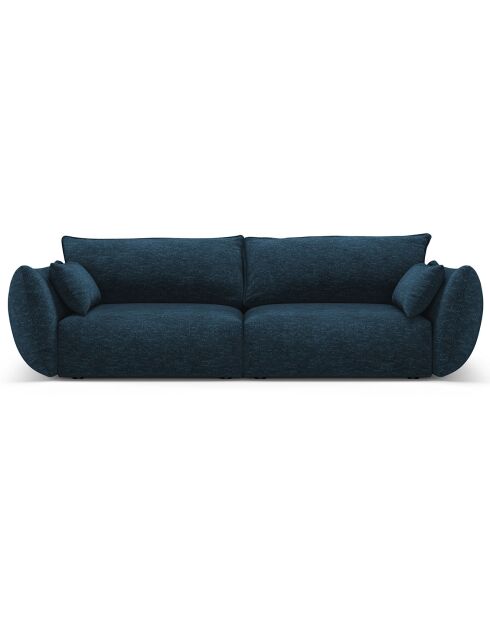 Canapé Clau 3 places bleu roi - 208x100x85 cm