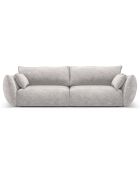 Canapé Clau 3 places gris clair - 208x100x85 cm