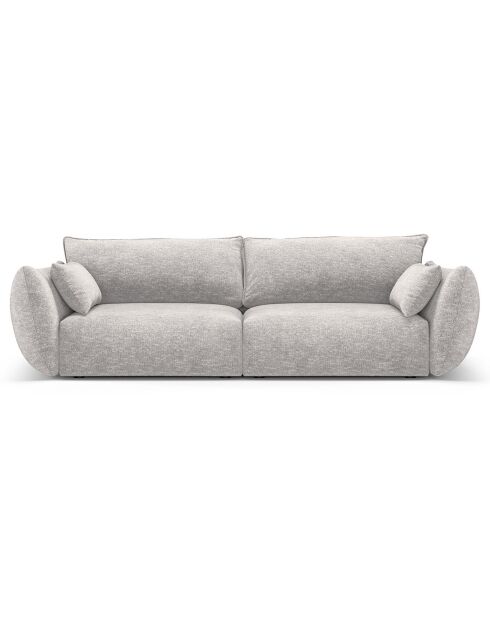 Canapé Clau 3 places gris clair - 208x100x85 cm