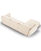 Canapé d'angle Gauche Clau 4 places beige clair - 300x166x85 cm