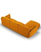 Canapé d'angle Gauche Clau 4 places jaune - 300x166x85 cm