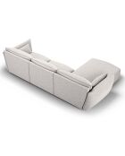 Canapé d'angle Gauche Clau 4 places gris clair - 300x166x85 cm