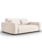 Canapé modulaire Lina 3 places beige clair - 192x117x78 cm