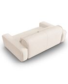 Canapé modulaire Lina 3 places beige clair - 192x117x78 cm