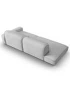 Canapé modulable Droit Lina 3 places gris - 274x117x78 cm