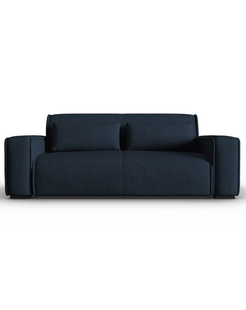 Canapé modulaire Lina 3 places bleu foncé - 192x117x78 cm