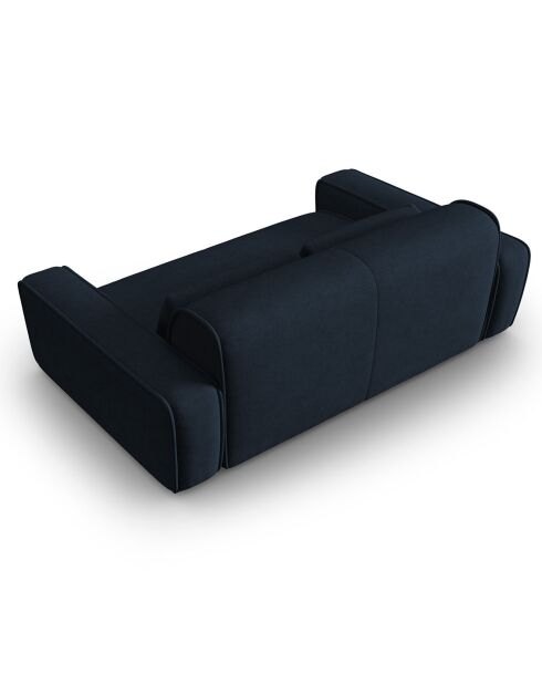 Canapé modulaire Lina 3 places bleu foncé - 192x117x78 cm
