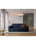 Canapé modulaire Lina 3 places bleu foncé - 192x117x78 cm