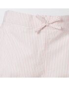 Short en Coton Boule rose pâle