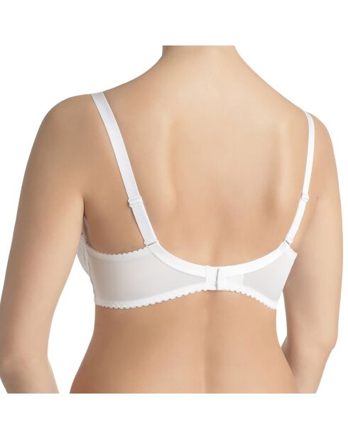 Soutien-gorge Push-Up avec armatures et bonnets moulés Evelen blanc