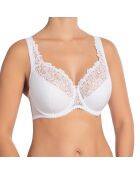 Soutien-gorge avec armatures demi-coussinets Evelen blanc