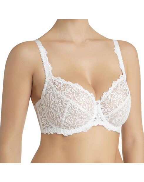 Soutien-gorge avec armatures à bonnets souples Evelen blanc