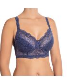 Bustier avec armatures et bonnets souples Viktoria bleu foncé