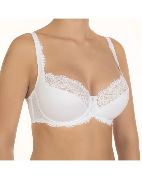 Soutien-gorge semi-épaulé avec armatures Viktoria blanc