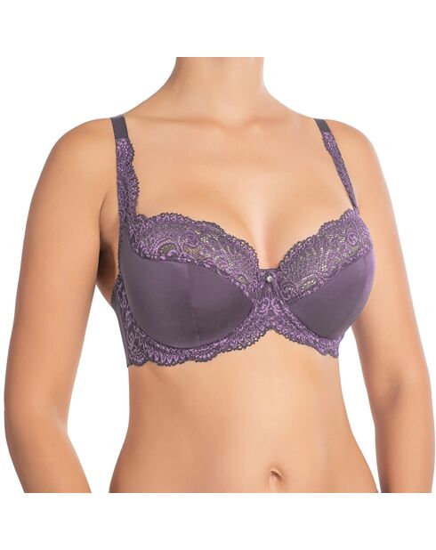 Soutien-gorge semi-épais avec armature Viktoria violet