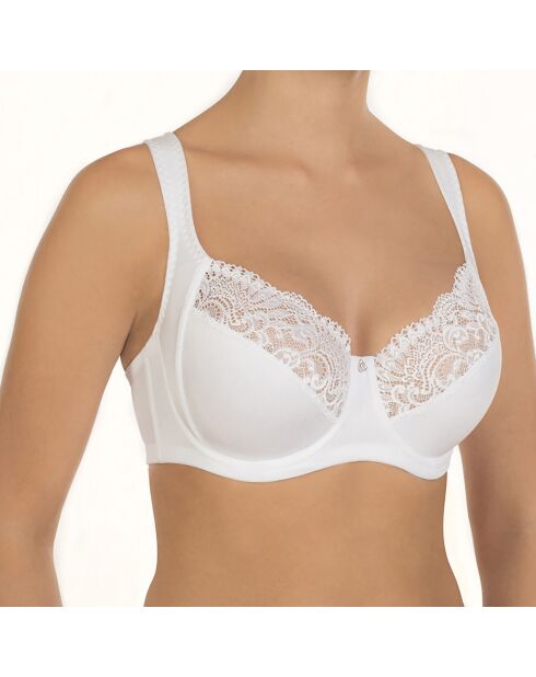 Soutien-gorge avec armatures à bonnets souples Viktoria blanc