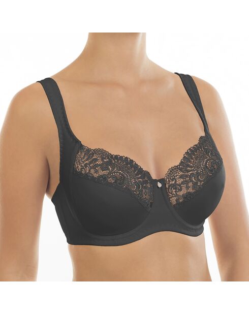 Soutien-gorge avec armatures à bonnets souples Viktoria noir