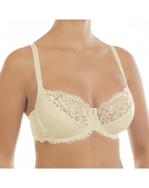 Soutien-gorge avec armatures à bonnets souples Viktoria ivoire