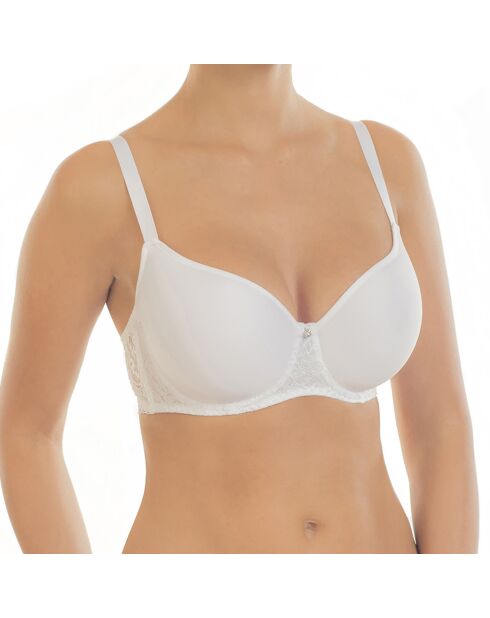 Soutien-gorge avec armatures à bonnets espacés Viktoria blanc