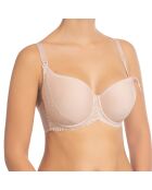 Soutien-gorge avec armatures à bonnets d'écartement pour mères allaitantes Viktoria argenté